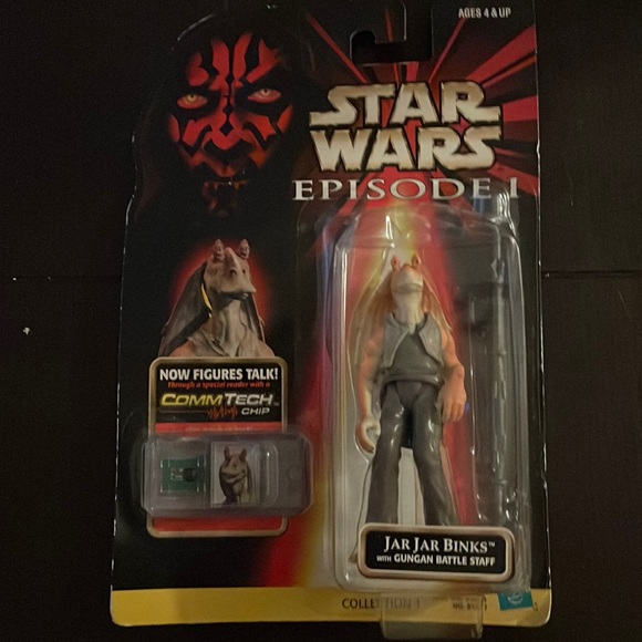 Star Wars Other - 1998 Star Wars Episode 1 Action Figure Jar Jar Binks NEW Vintage Collectable